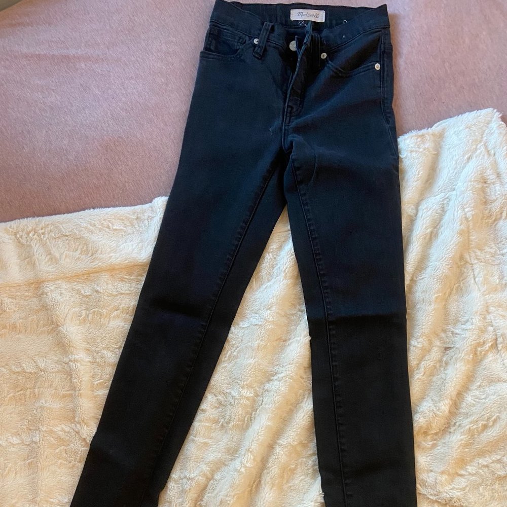 Madewell Black Denim Skinny Jeans